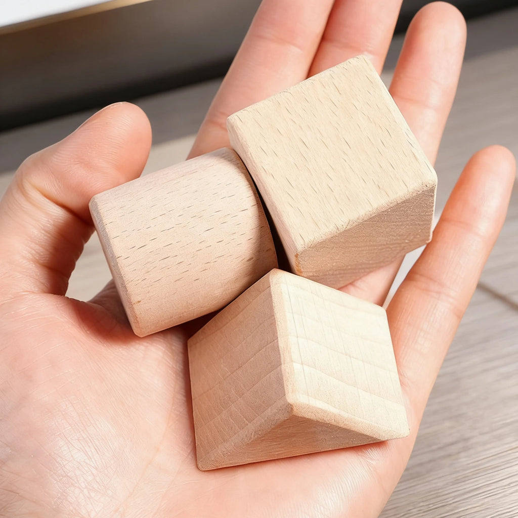 100-teiliges Buchenholz-Bausteine-Set