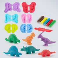 Dinosaurier-Knete-Set mit Formen