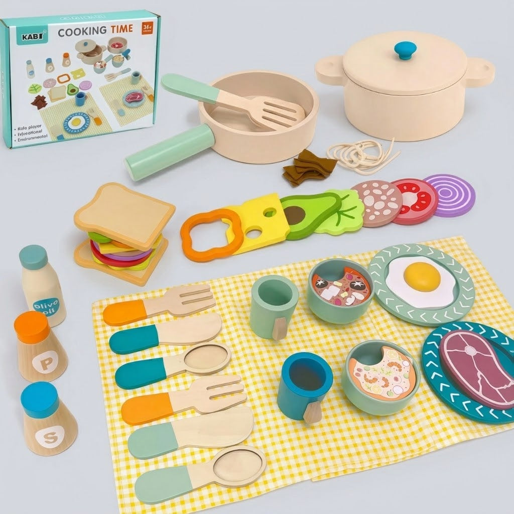 Montessori-Kinderküchenset mit Kindermesser