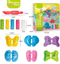 Dinosaurier-Knete-Set mit Formen