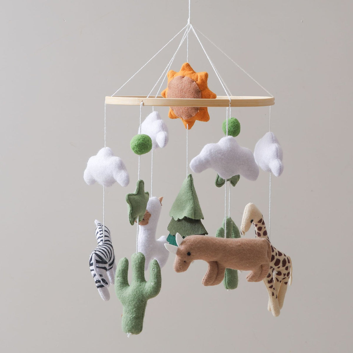 Filz-Babybett-Mobile