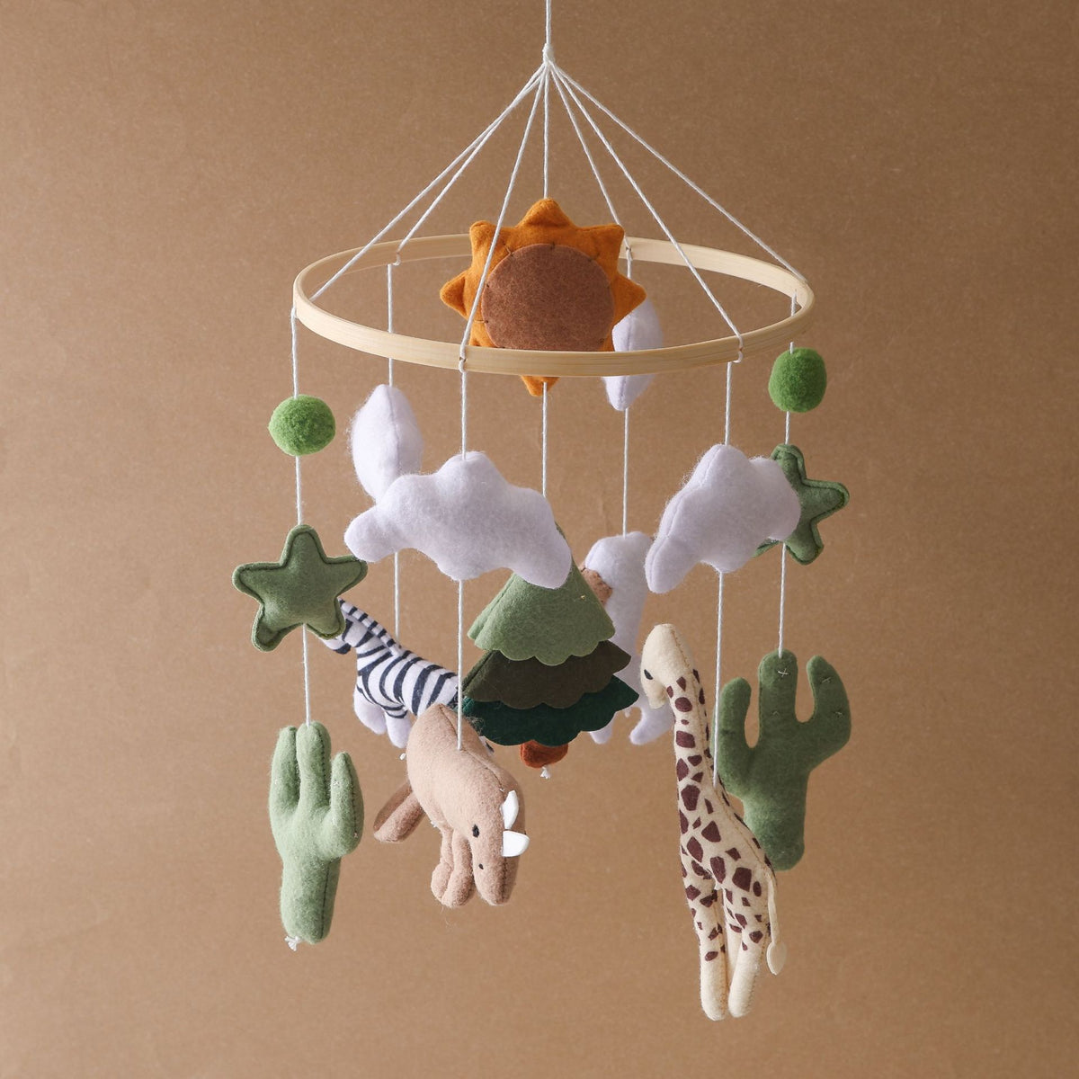 Filz-Babybett-Mobile