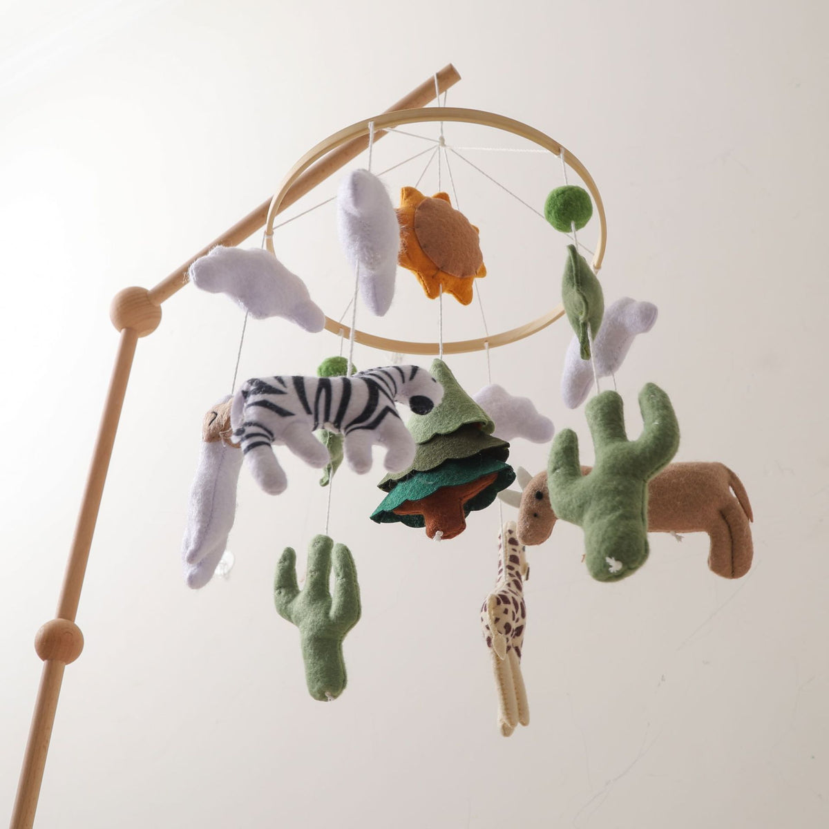 Filz-Babybett-Mobile