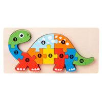Holz-3D-Tier-Puzzle