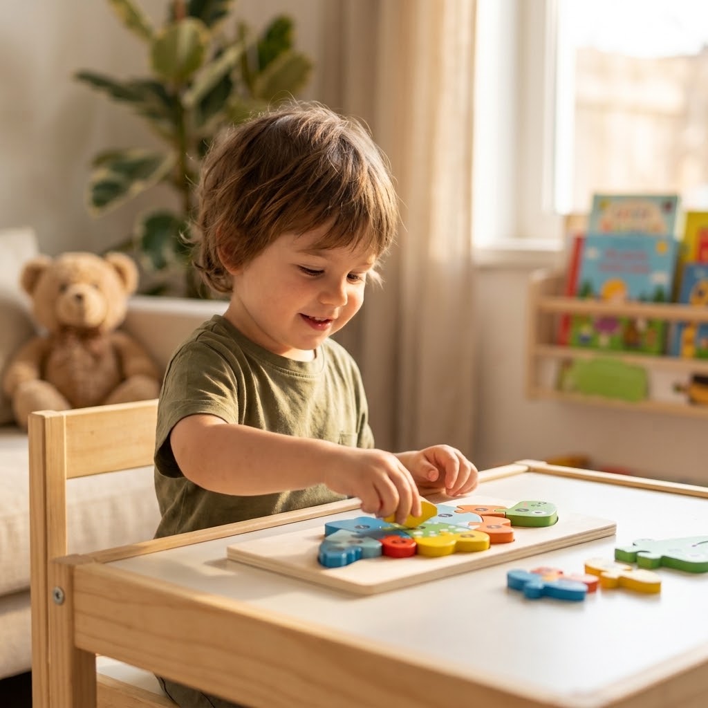 Holz-3D-Tier-Puzzle