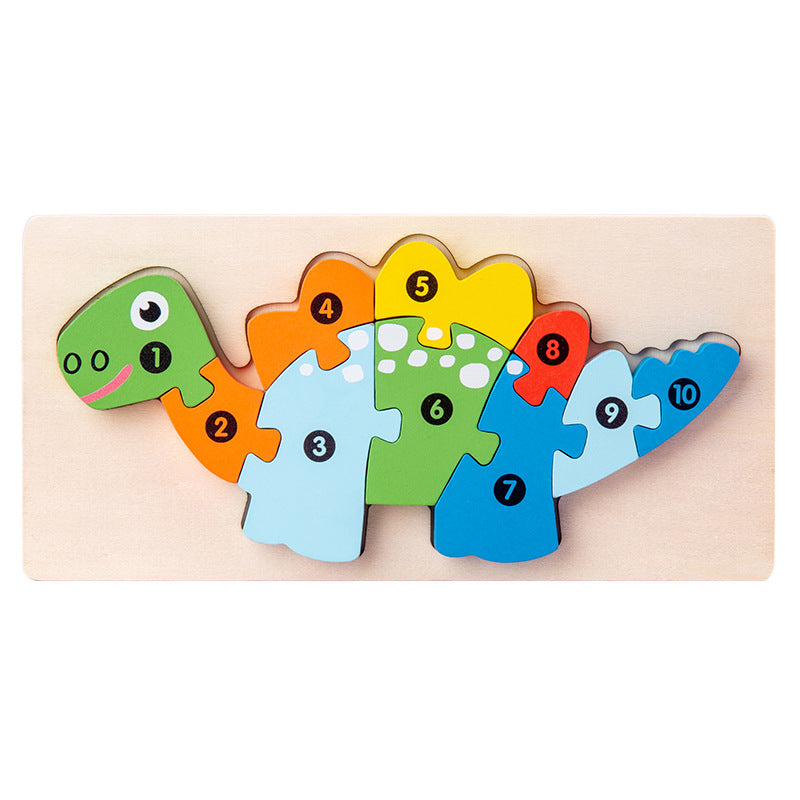 Holz-3D-Tier-Puzzle