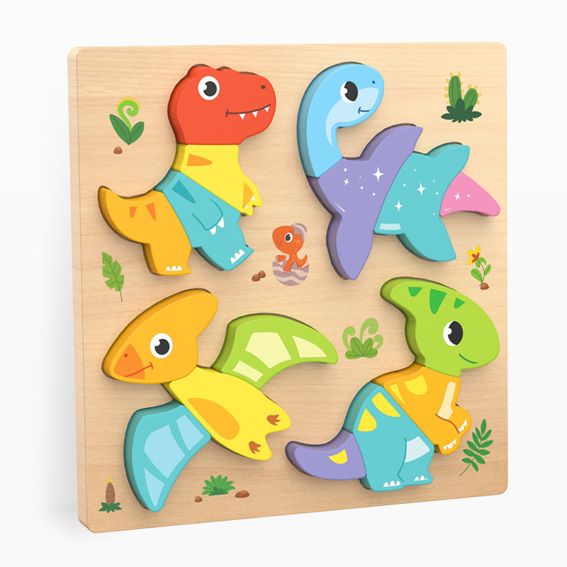 Holz 4-in-1 Puzzlebrett