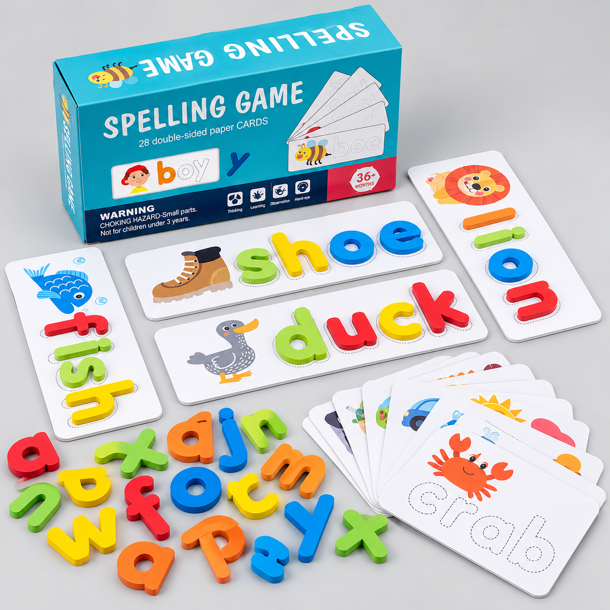 Holz-Alphabet-Lernpuzzle