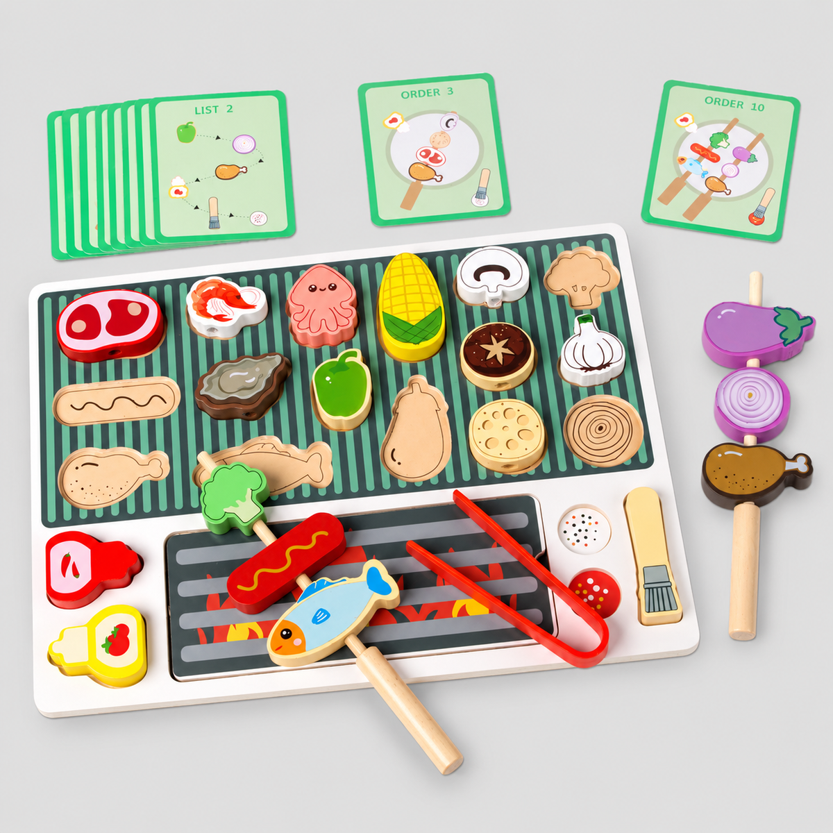 Holz-Küchen-Rollenspiel-Puzzle