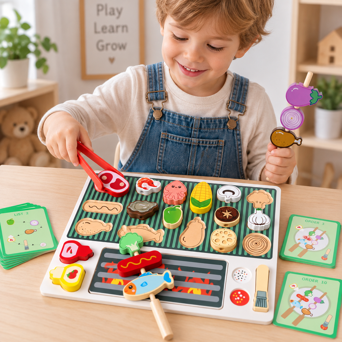 Holz-Küchen-Rollenspiel-Puzzle