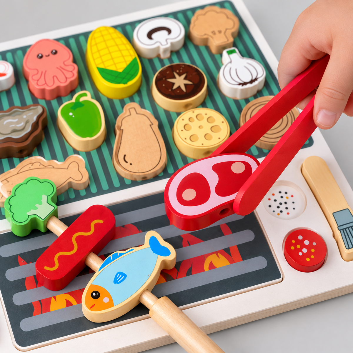 Holz-Küchen-Rollenspiel-Puzzle