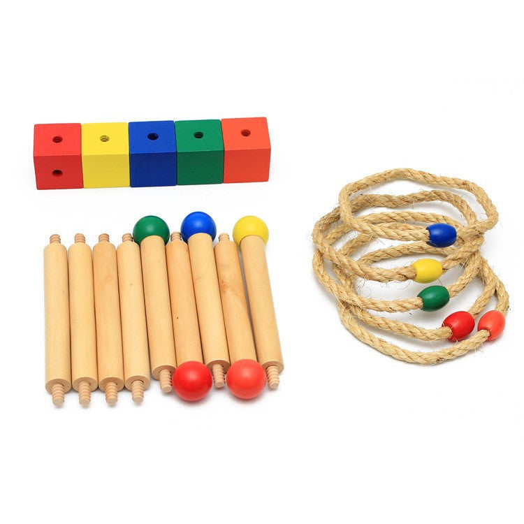 Holz-Ringwurf Koordinationsspielzeug