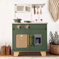 Holz-Spielküche im Vintage-Look