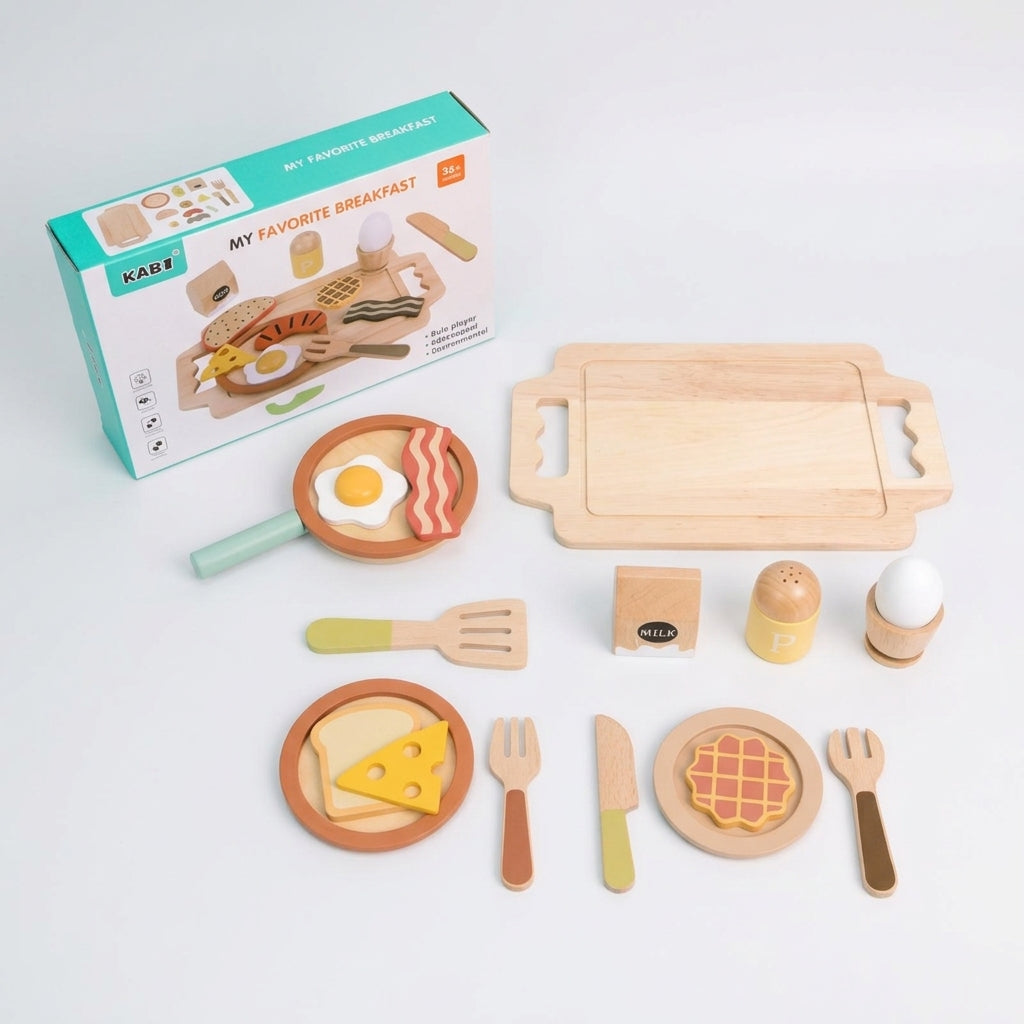 Holz-Teeservice Küchenspielset