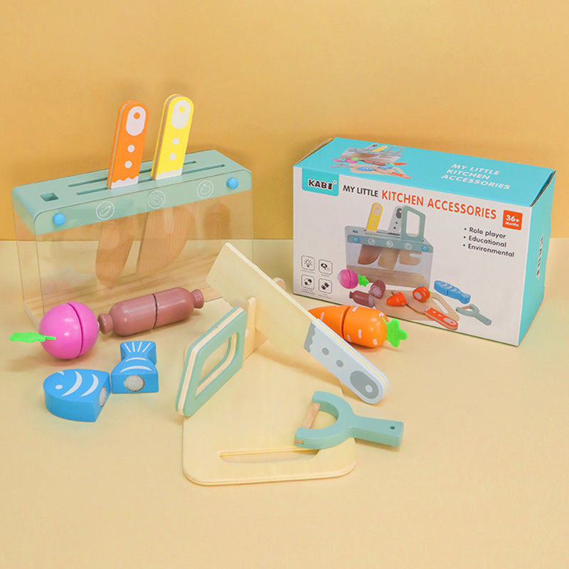 Holz-Teeservice Küchenspielset