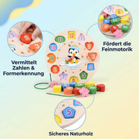 Holz-Uhr-Lernpuzzle