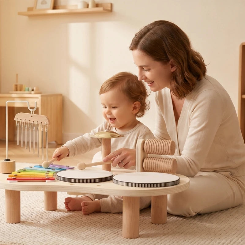 Holz-Xylophon Musikspielzeug für Babys