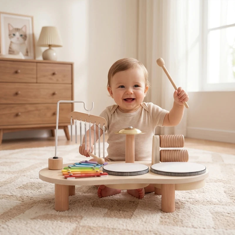 Holz-Xylophon Musikspielzeug für Babys