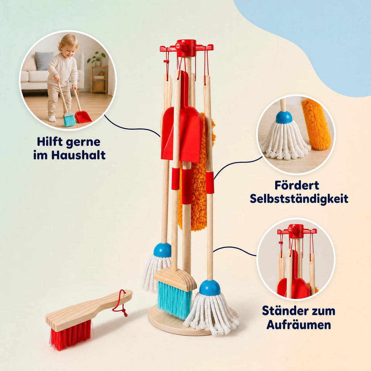 Holz-Reinigungsset zum Nachspielen