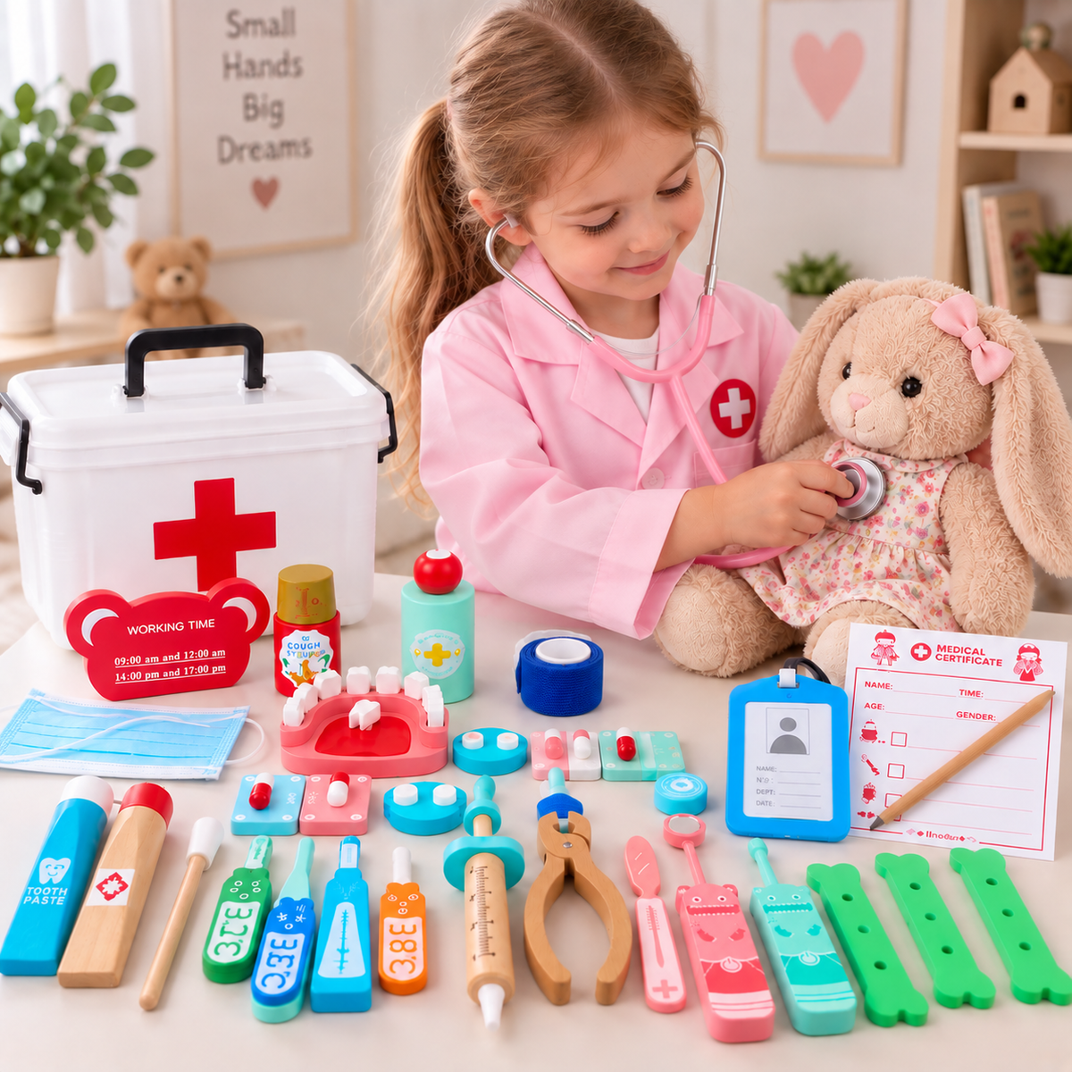 Kinder-Arztkoffer Rollenspielset