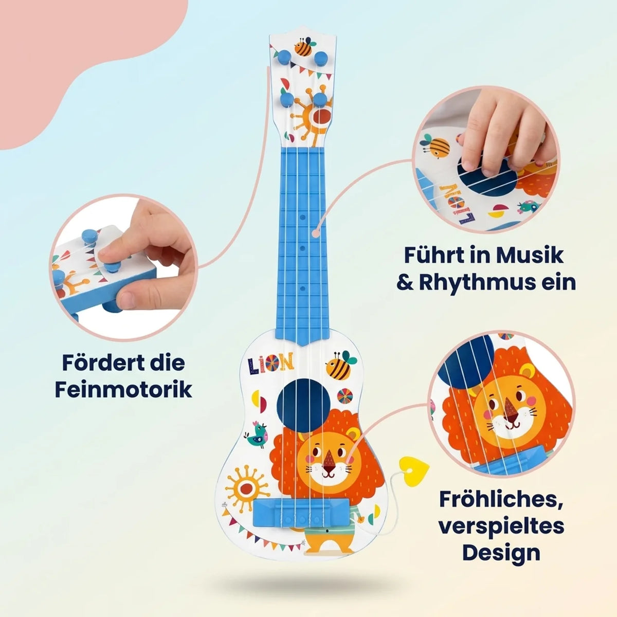 Kinder-Holz-Ukulele