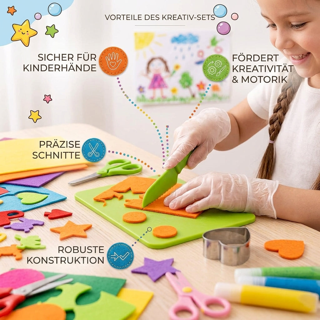 Kinder-Küchenmesser-Set zum Rollenspiel