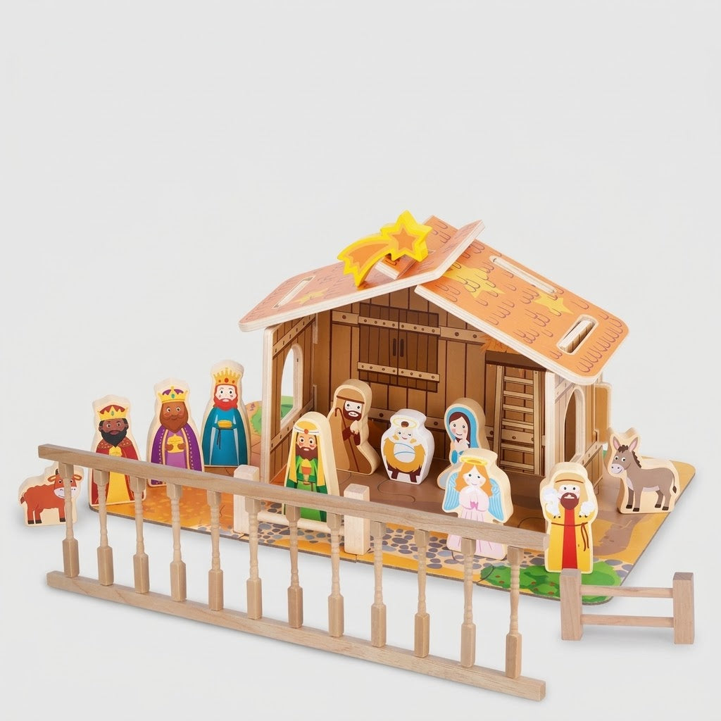 Miniatur-Puppenhaus-Zaun mit Geländer