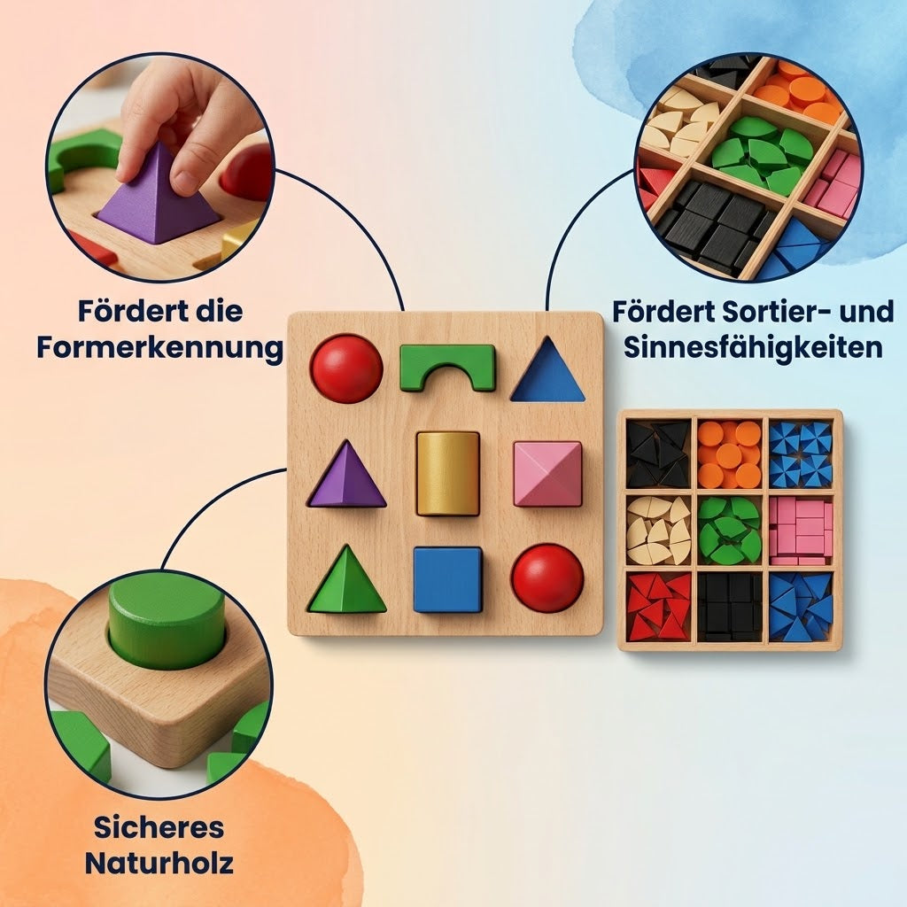 Montessori 3D-Grammatiksymbole