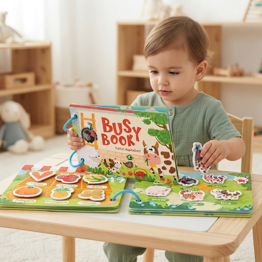 Montessori Beschäftigungsbuch für frühes Lernen