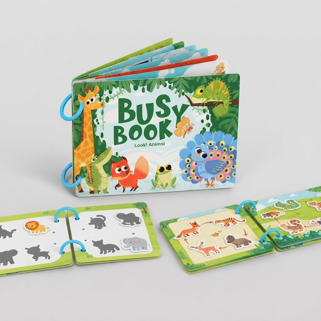 Montessori Beschäftigungsbuch für frühes Lernen