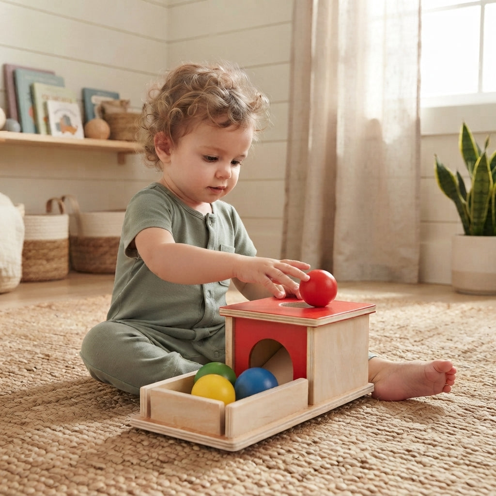 Montessori Farbbox Sinnesspielzeug