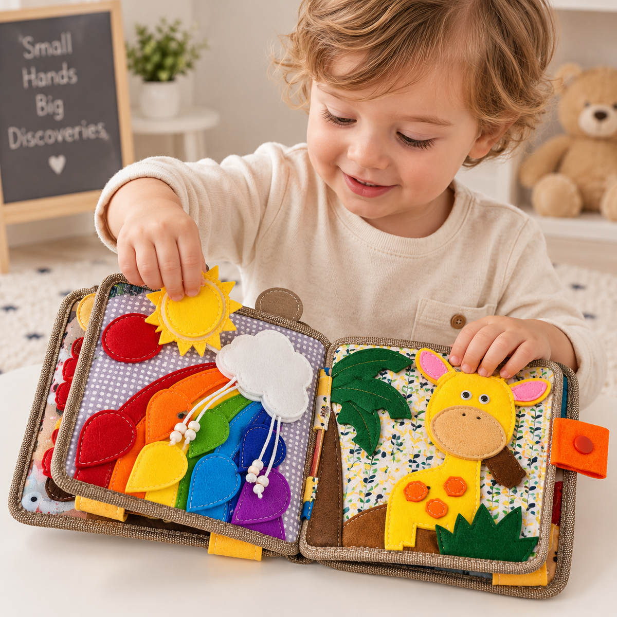 Montessori Filz-Ruhebuch