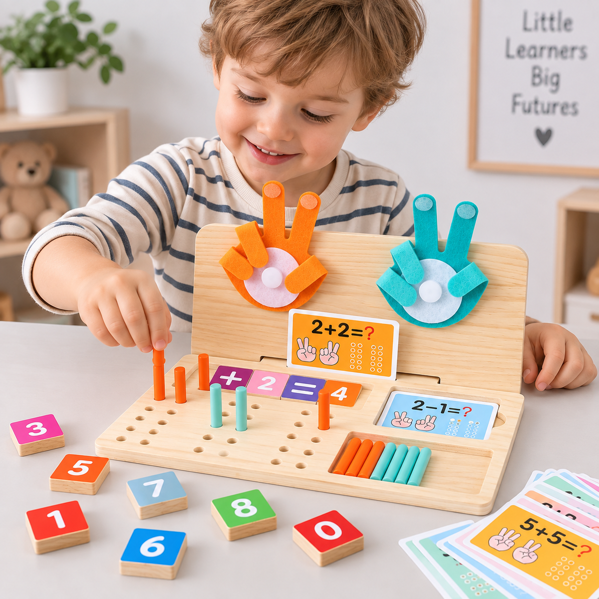 Montessori Finger-Rechenspielzeug