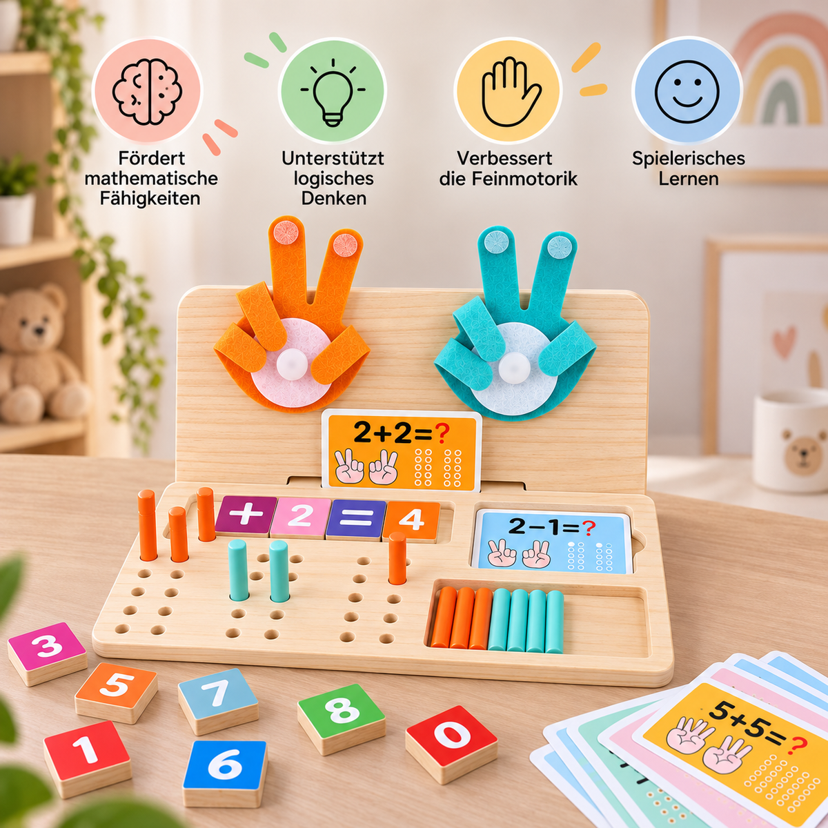 Montessori Finger-Rechenspielzeug