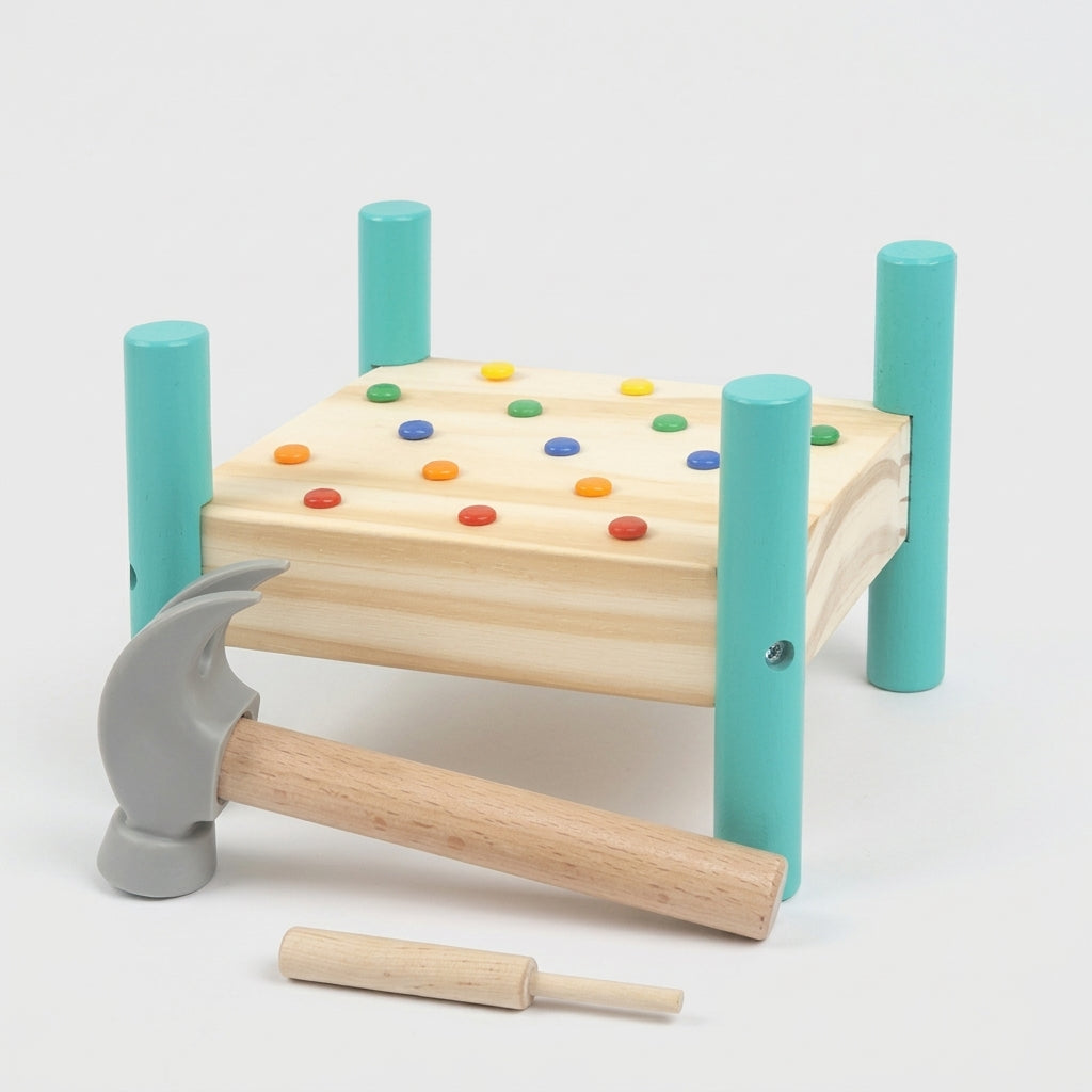 Montessori Holz-Hammer-Lernbrett