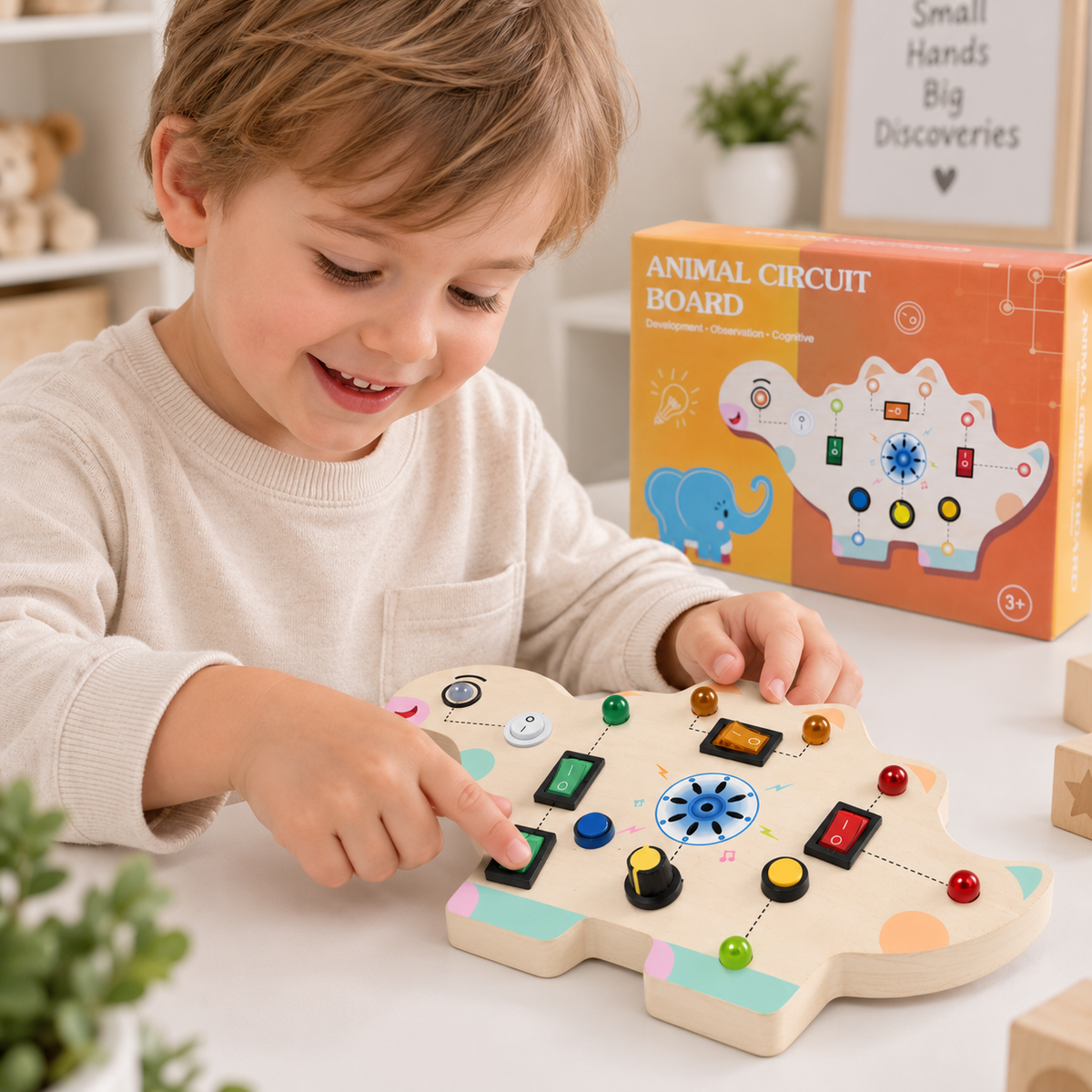 Montessori LED-Beschäftigungsbrett