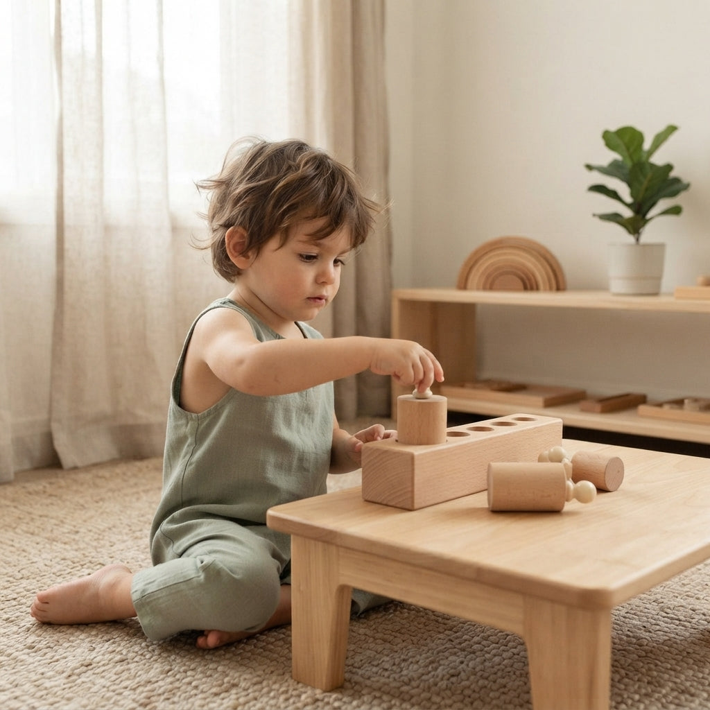 Montessori Sinnes-Zylinderblöcke