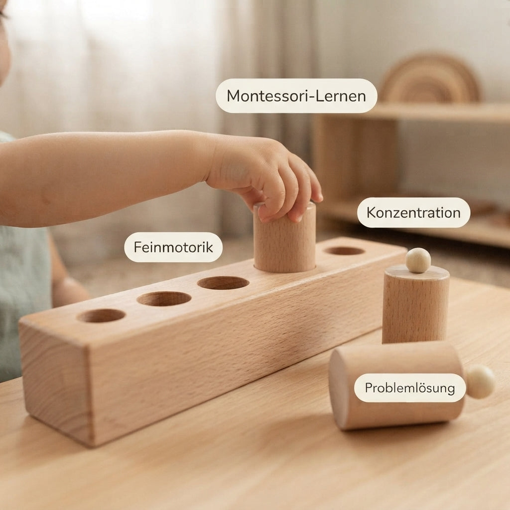 Montessori Sinnes-Zylinderblöcke
