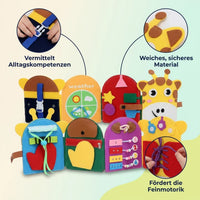 Montessori Tier-Beschäftigungsbuch für Kleinkinder