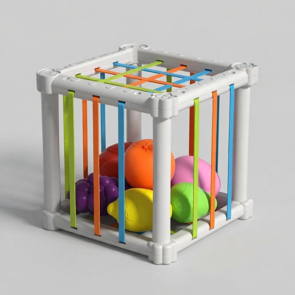 Regenbogen-Frucht-Stapelspielzeug