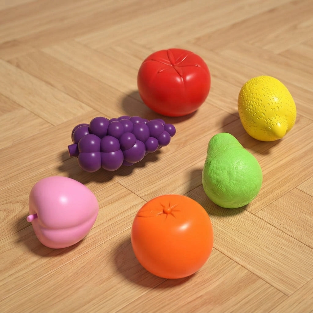 Regenbogen-Frucht-Stapelspielzeug