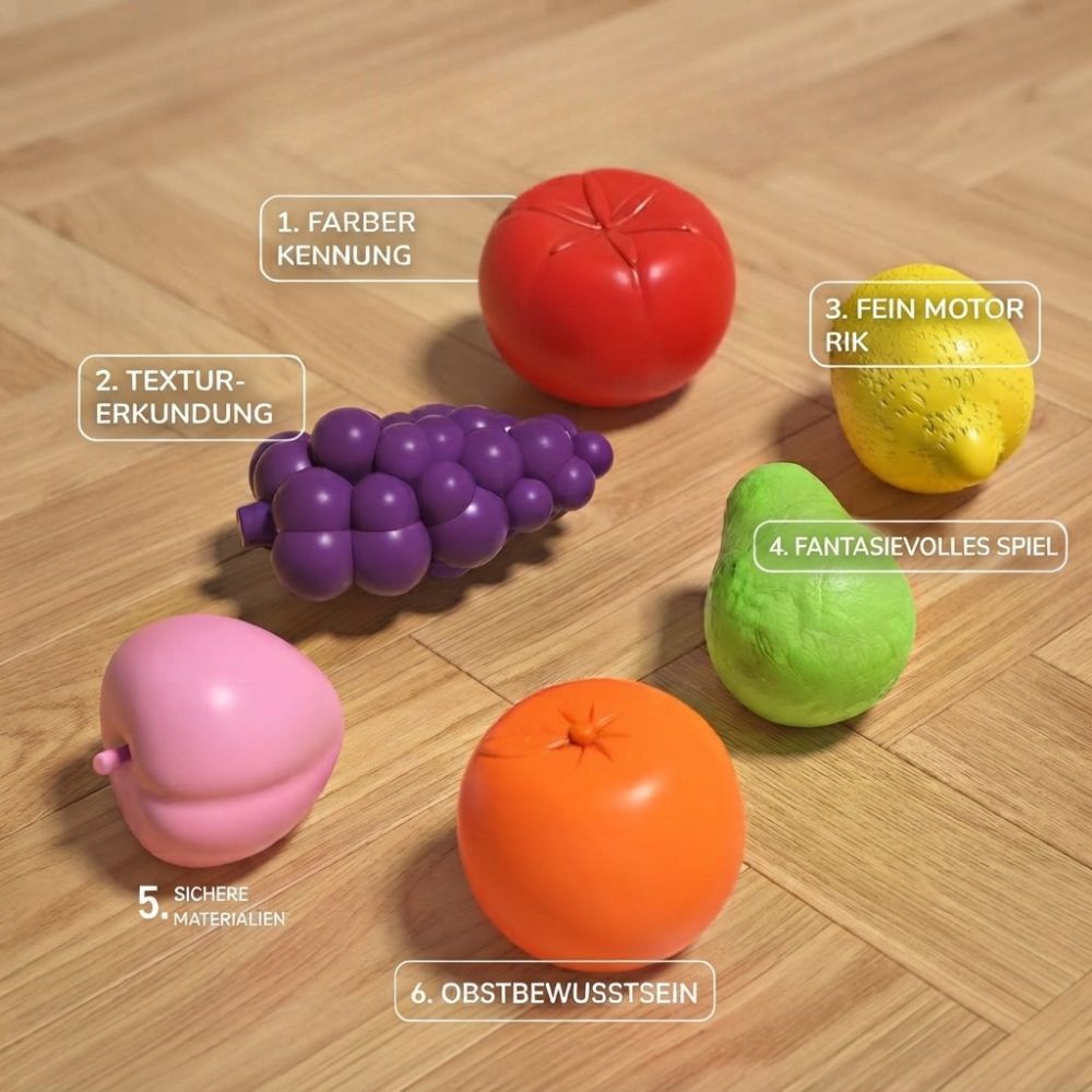 Regenbogen-Frucht-Stapelspielzeug