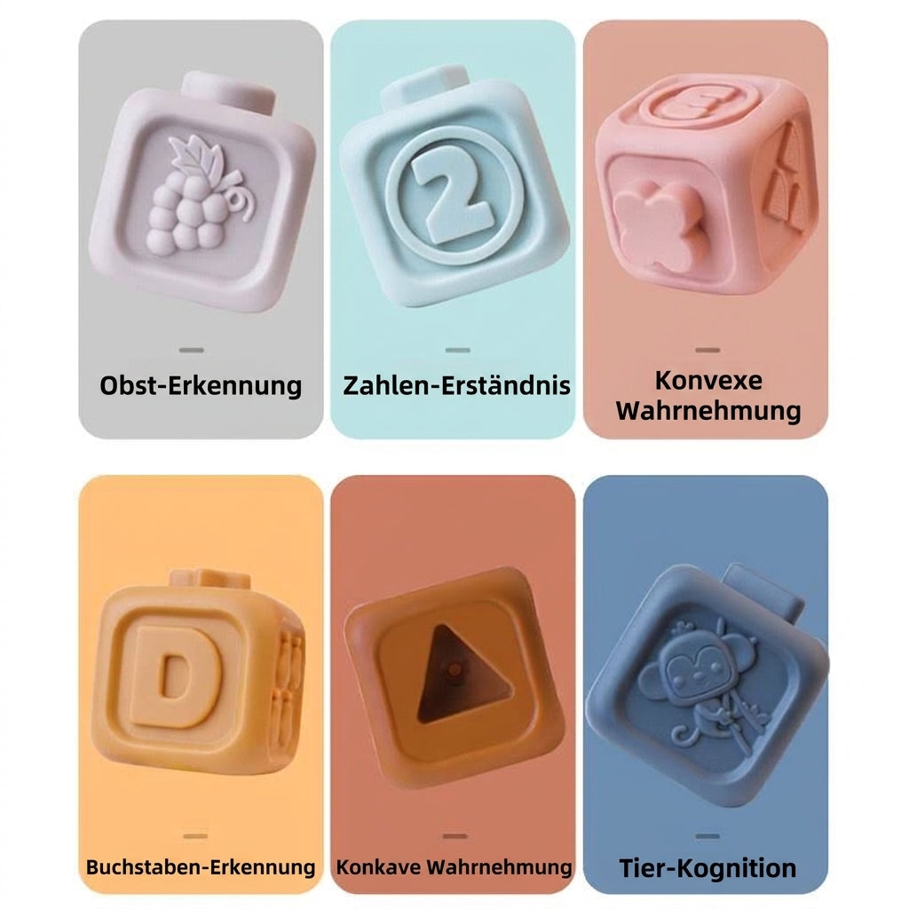 Weiche Gummi-Tier-Stapelblöcke